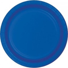 platos azul marino 8 uds de 20 cm carton CV40152 39938327927