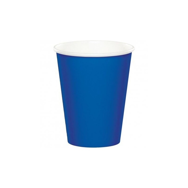 Vasos Azul marino 8 uds carton