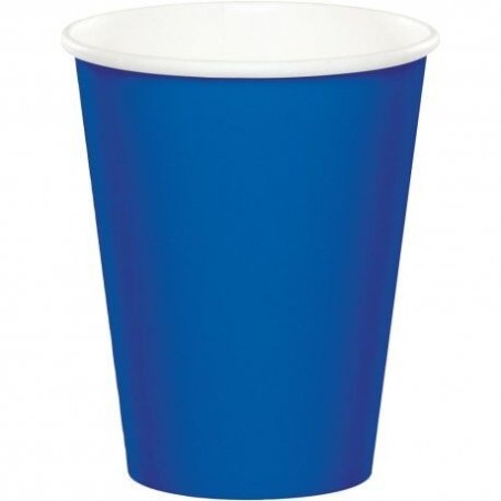 vasos azul marino 8 uds carton CV40155 39938327941