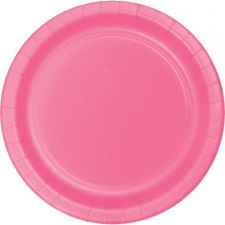 platos rosa 8 uds 18 cm carton CV40162 8423138540162