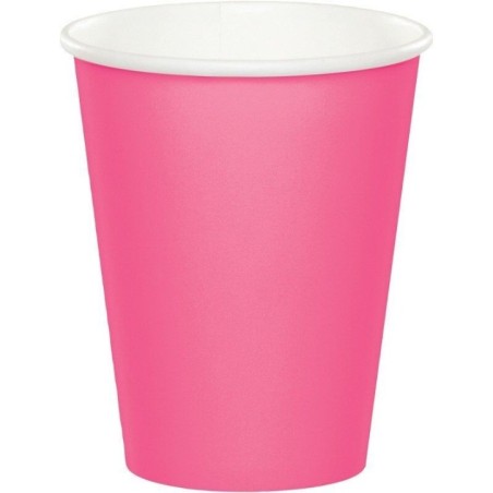 vasos rosa fucsia 8 uds CV40165 8423138540165