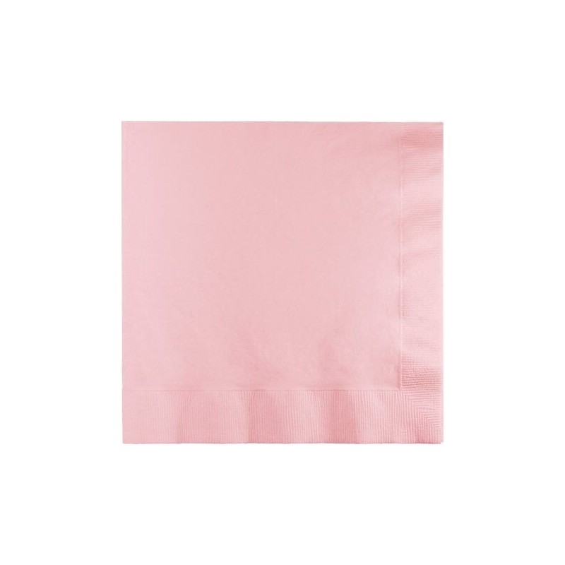 Servilletas rosa pastel 20 uds 33 cm