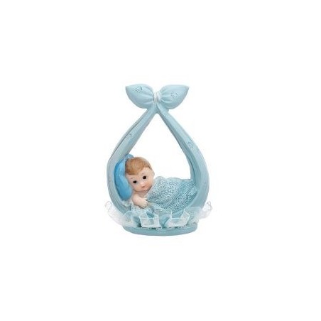 figura nino en bufanda azul 11 cm babyshower o nacimiento DF2C 5901157428196