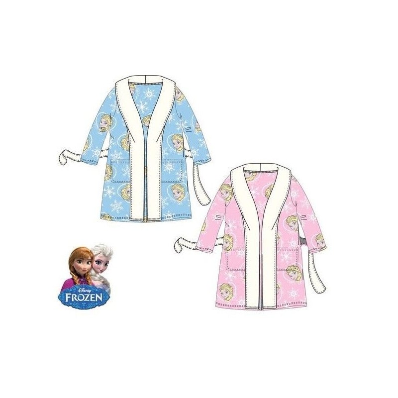 Bata frozen polar rosa talla 8 años