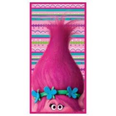 toalla trolls rosa poppi 70 x 140 100 algodon DW92001 1 5204679050730