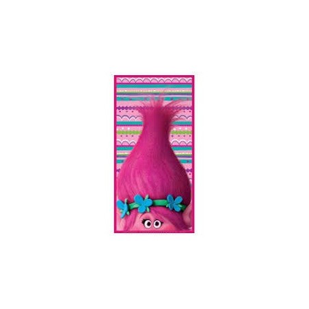 toalla trolls rosa poppi 70 x 140 100 algodon DW92001 1 5204679050730
