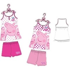 pijama peppa pig tirantes fucsia talla 5 anos EN7688 T5FU 3609080216492