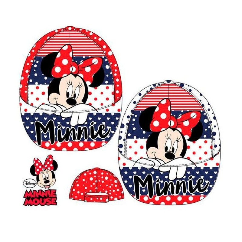 Gorra de sol Minnie Mouse para niña