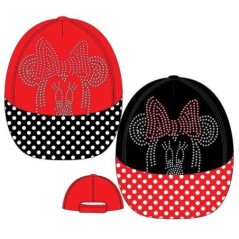 gorra de sol minnie mouse pedreria para nina ER4075 NEGRA 3609081746257