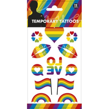 tatuajes para piel orgullo arcoiris F370109 8718819314752