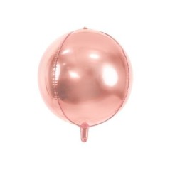 globo rosa dorado 40 cm redondo orbz FB13M 019R 5902230788473