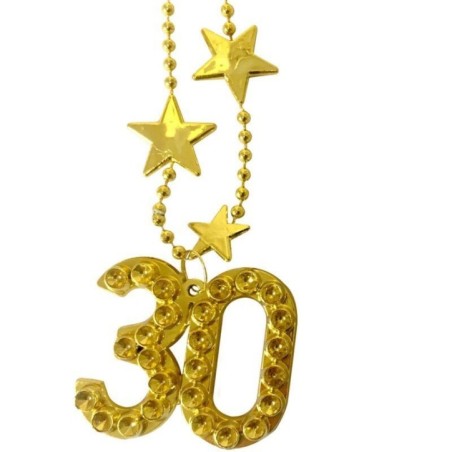 collar 30 cumpleanos oro FC31430 8714572314305