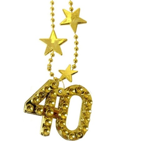 collar 40 cumpleanos oro FC31440 8714572314404