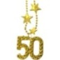 Collar 50 cumpleaños oro
