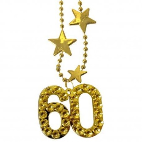 collar 60 cumpleanos oro FC31460 8714572314602