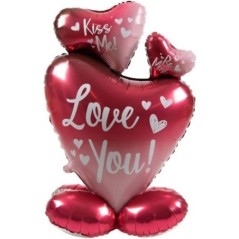 globo corazon con base 77 cm FC63793 8714572637930