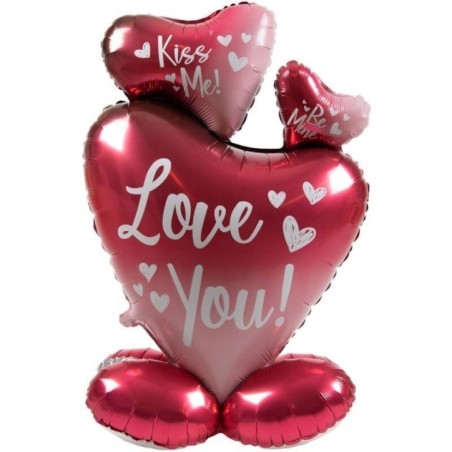 globo corazon con base 77 cm FC63793 8714572637930