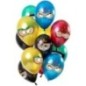 Globos superheroes 12 uds de 30 cm