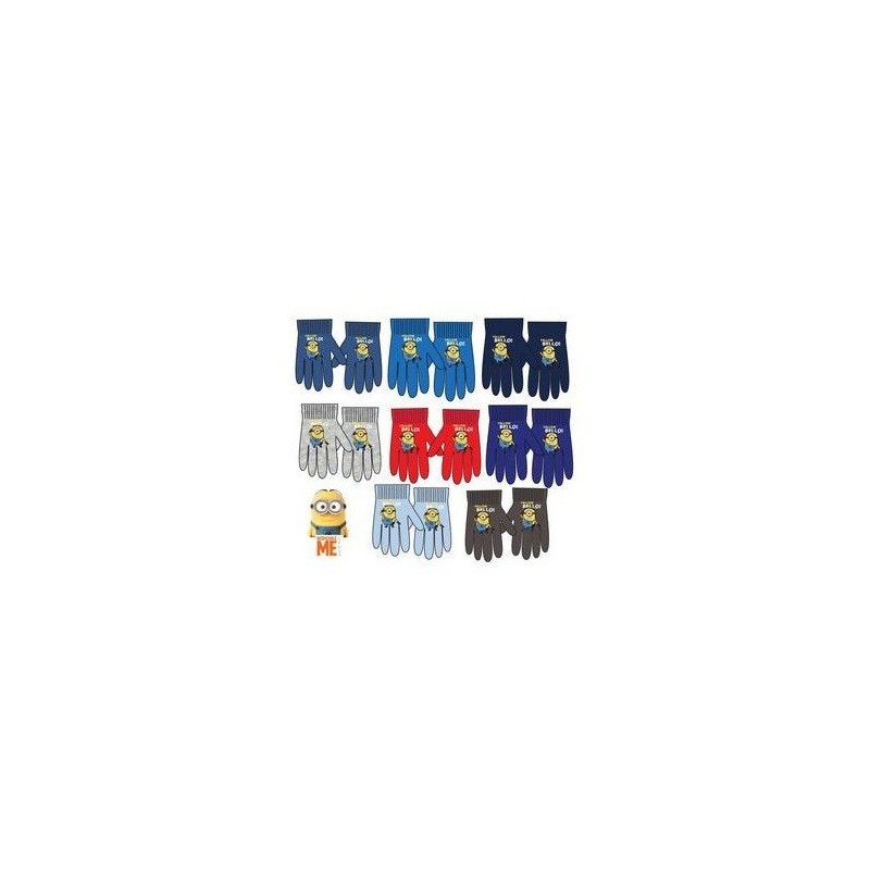 Guantes minions infantiles invierno