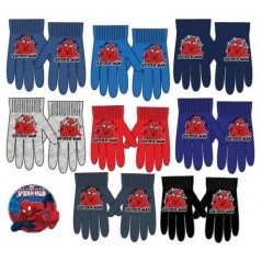 guantes spiderman invierno baratos infantiles azules oscuro HO4265 AZ 3609080729367