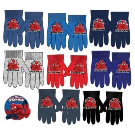 guantes spiderman invierno baratos infantiles azules oscuro HO4265 AZ 3609080729367