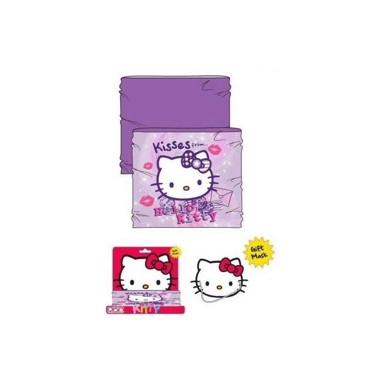 Braga cuello hello kitty con careta carton regalo