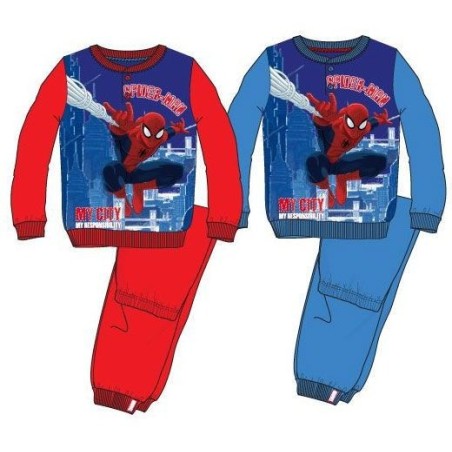 pijama spiderman largo invierno talla 2 3 anos azul HO7525 T2AZ 3609080618142
