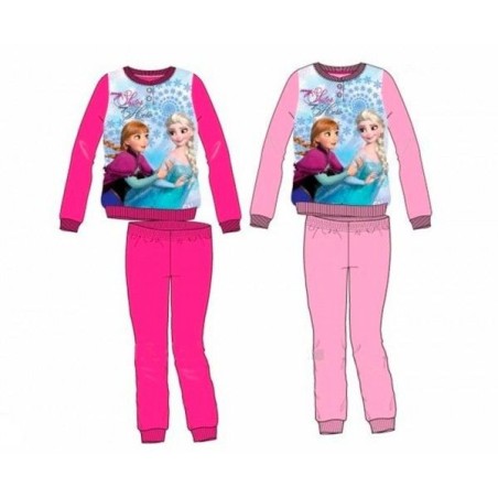 pijama frozen largo invierno fucsia talla 4 anos HO7586 T3FU 3609080617435