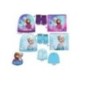 Conjunto invierno frozen gorro braga cuello y guantes morado 52 CM
