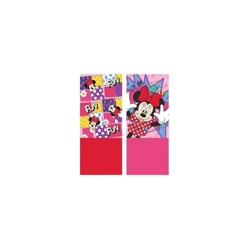 Braga cuello polar minnie mouse roja