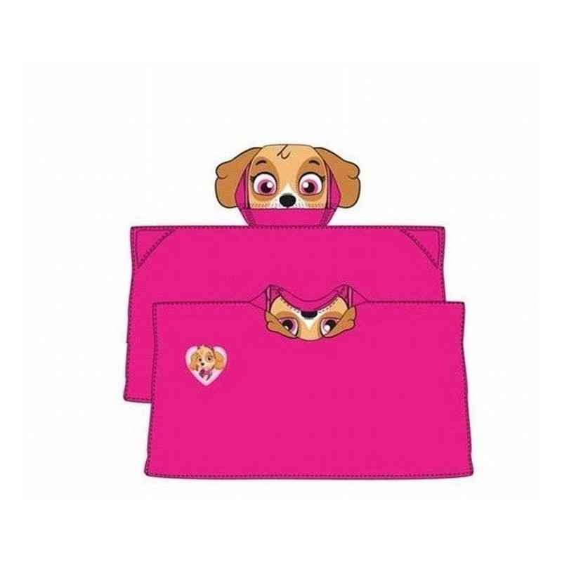 Manta con capucha skye Patrulla Canina invierno