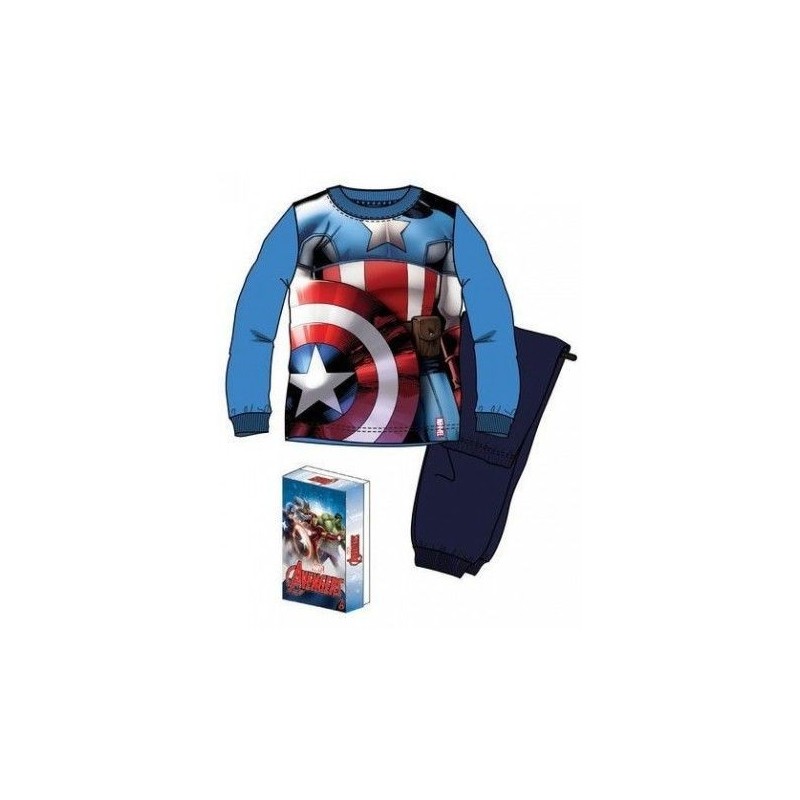 Pijama los vengadores el capitan america para niño