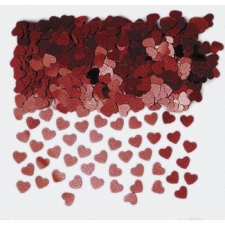 confeti corazones rojos brillantes 14gr T37009 07 13051420918