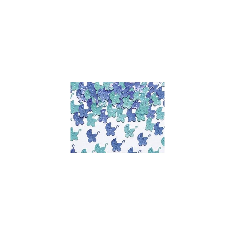 Confeti bebe cochecitos azules 15 gr