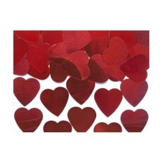 confeti corazones rojos 10 gr 25 mm KONS33 5901157444585