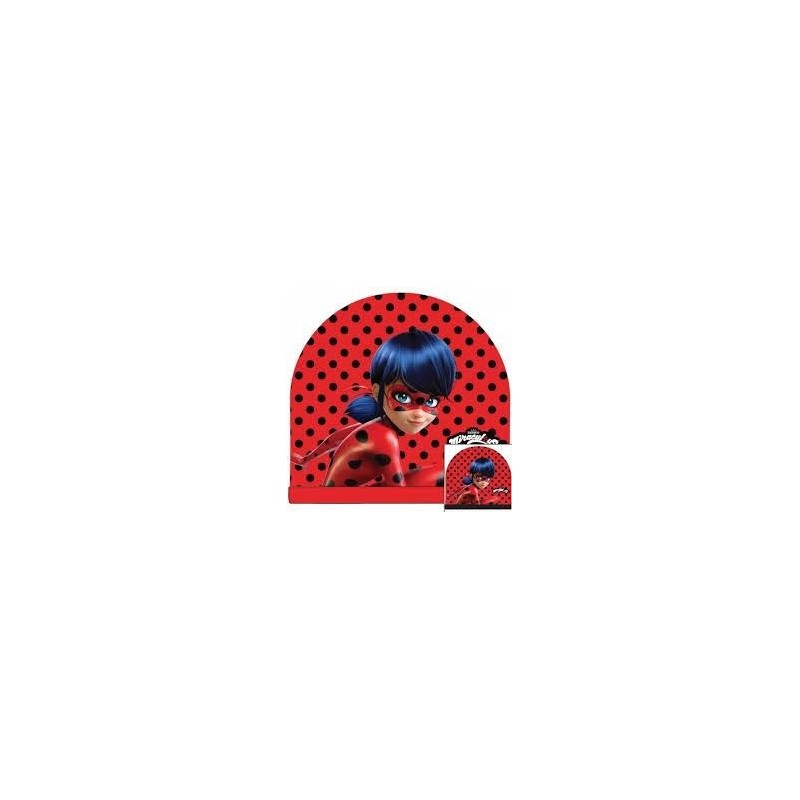 Gorro ladybug para niña invierno negro o rojo