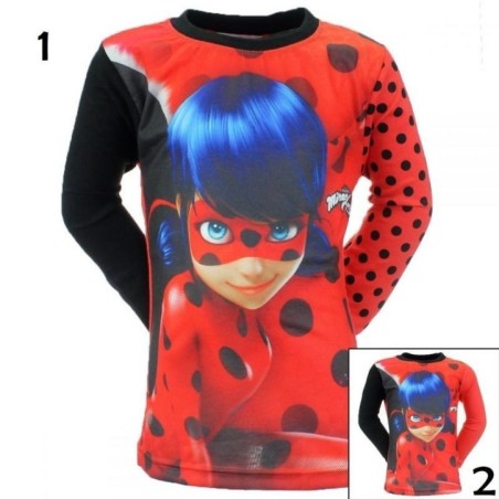 camiseta ladybug manga larga para nina tallas rojo 3 anos ML35002 ROJO 3ANOS 5204679116658