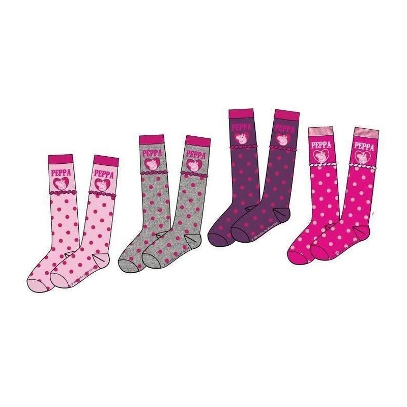 Calcetines largos peppa pig varias tallas