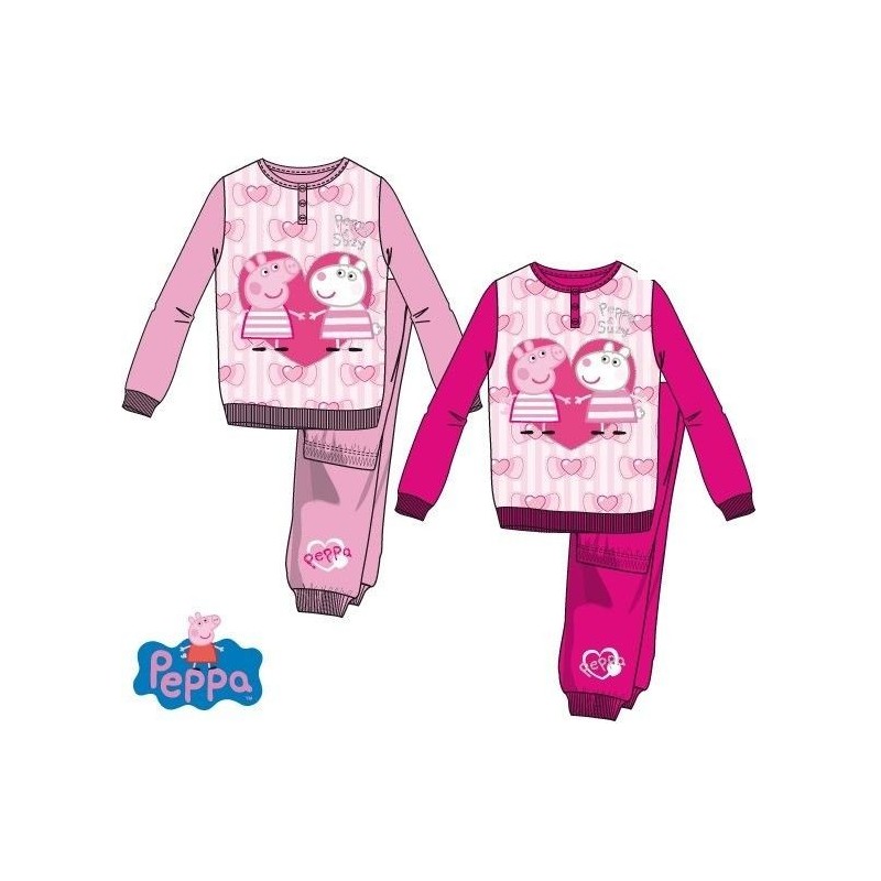 Pijama Peppa Pig inviernos en caja infantil