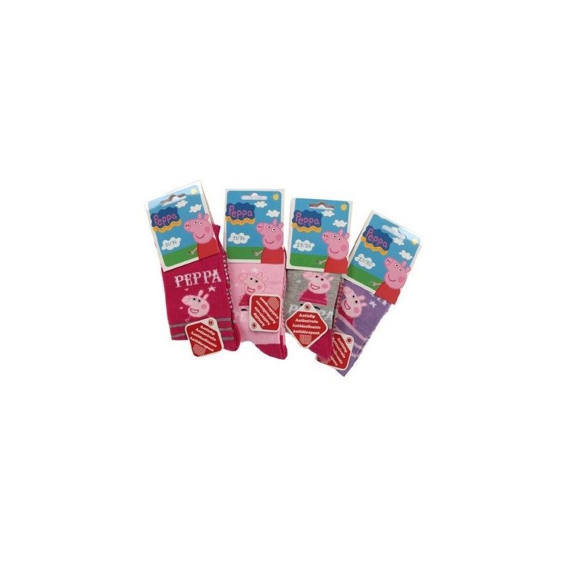 Calcetines antideslizantes Peppa Pig infantiles