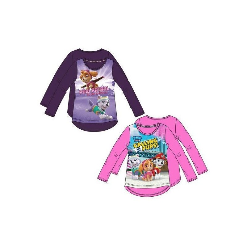 Camiseta Patrulla Canina manga larga infantil