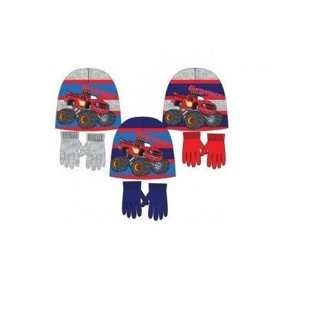 gorro y guantes blaze monster machine azul PH4606 AZUL 3609081144305