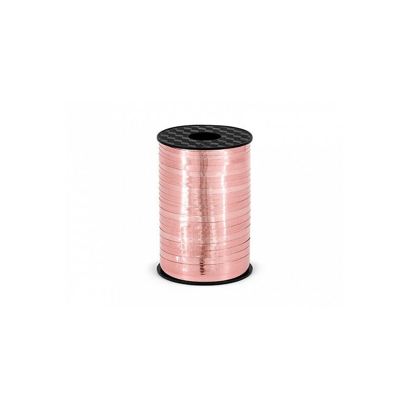 Cinta para globos rosa dorado 5mm/225m