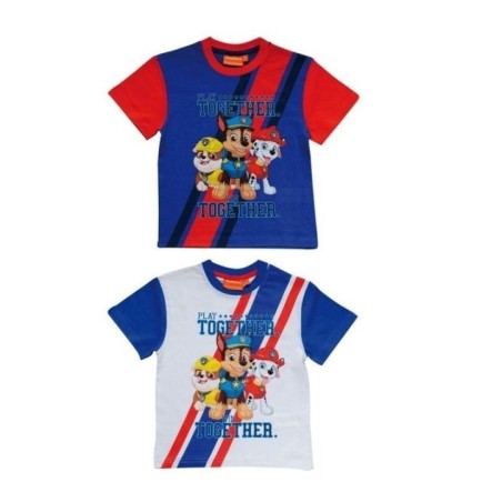 camiseta patrulla canina infantil talla 2 anos color azul PT50019 T2AZ 8435525836377