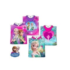 poncho frozen para playa o piscina infantil color azul QE1815 AZ 8435525836377