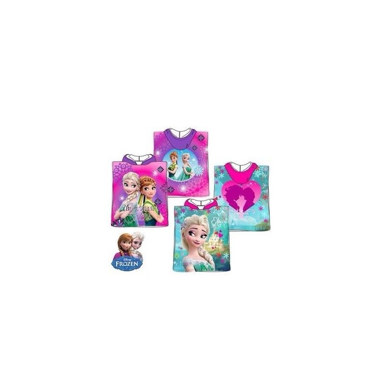 Poncho Frozen playa o piscina infantil