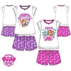 pijama verano patrulla canina nina talla 3 anos color morado QE2195 T4 8435525836377