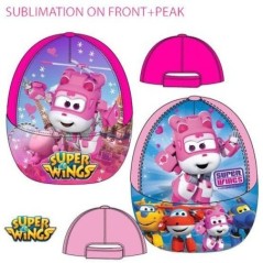 gorra sol super wings talla 48 cm color fucsia QE4345 T50FU 8435525836377