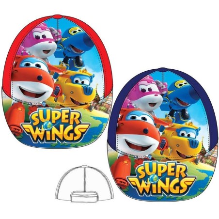 gorra super wings talla 52 cm color azul QE9058 T52AZ 8435525836377