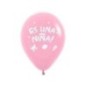 Globo latex r12 rosa solido es una niña